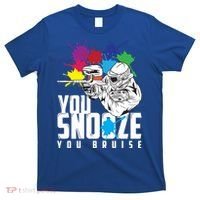 You Snooze You Bruise Funny Paintball Gift Gift T-Shirt thumb 0