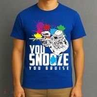 You Snooze You Bruise Funny Paintball Gift Gift T-Shirt thumb 3
