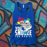 You Snooze You Bruise Funny Paintball Gift Gift Women's Tank Top thumb 3
