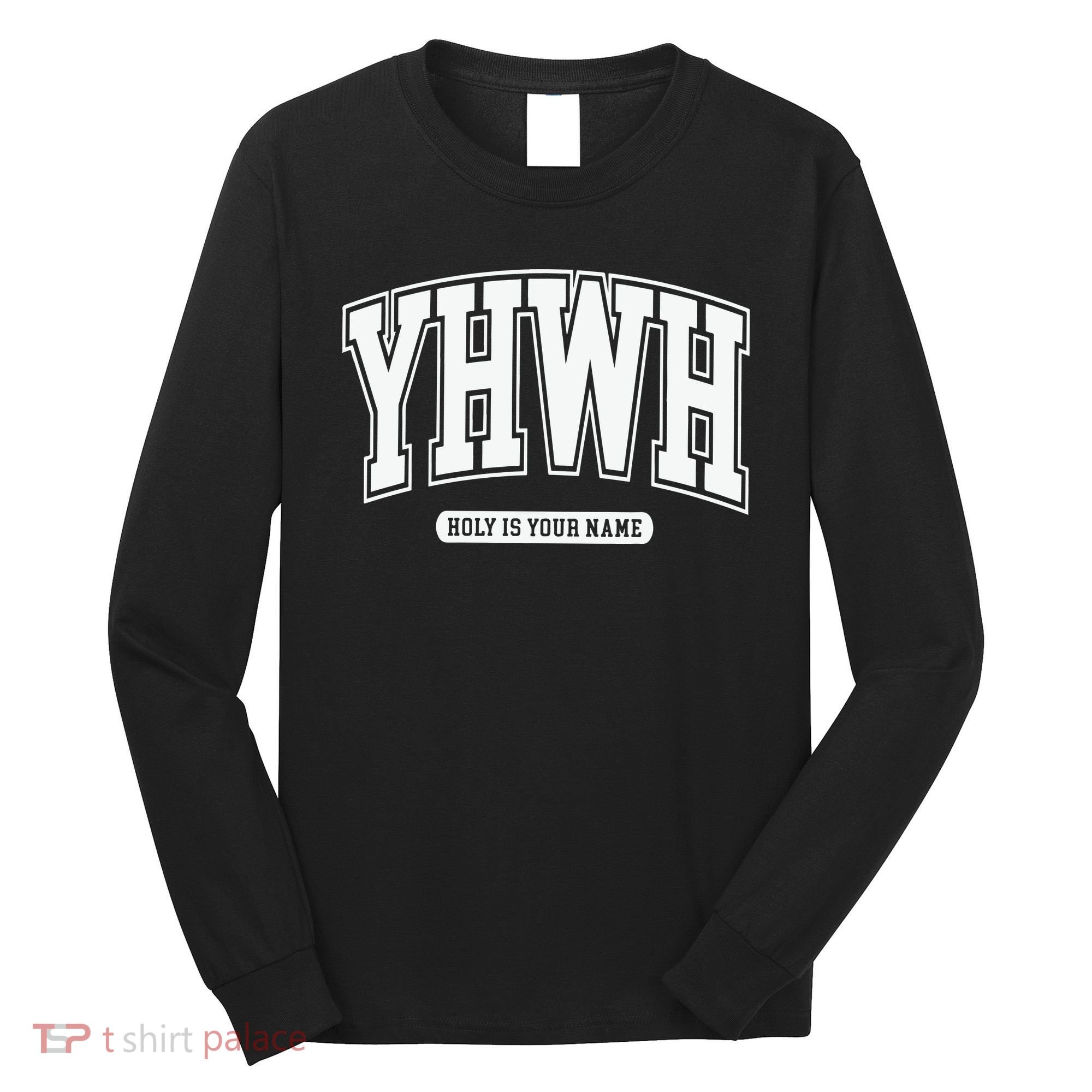 Yhwh Svg Yhwh Varsity Yhwh Christian Long Sleeve Shirt