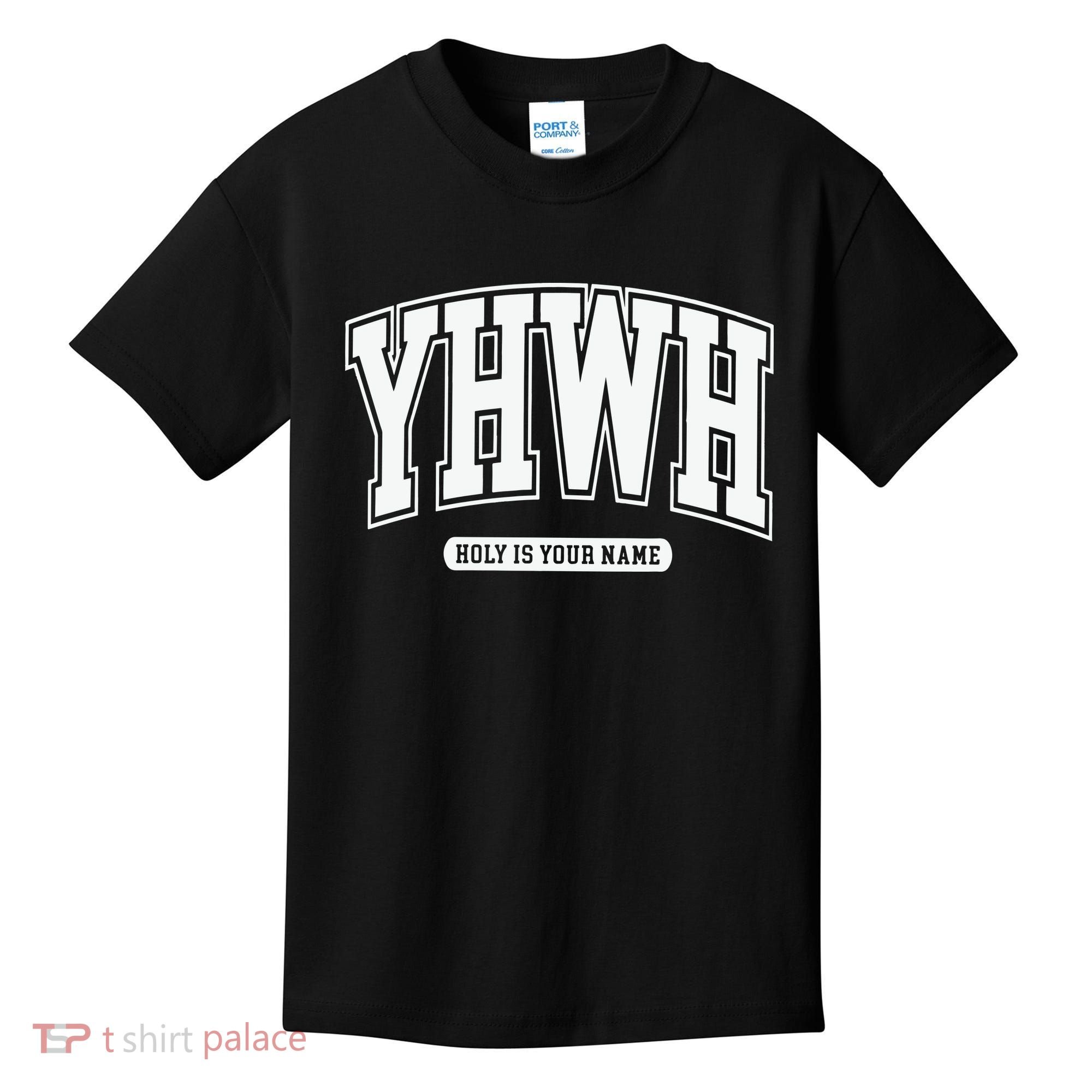 Yhwh Svg Yhwh Varsity Yhwh Christian Kids T-Shirt