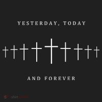 Yesterday Today And Forever Faith Cross Christianity Hat thumb 2