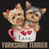 Yorkshire Terrier Dog Lover Gifts Yorkie Coaster thumb 2