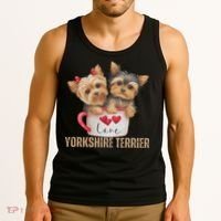 Yorkshire Terrier Dog Lover Gifts Yorkie Tank Top thumb 3