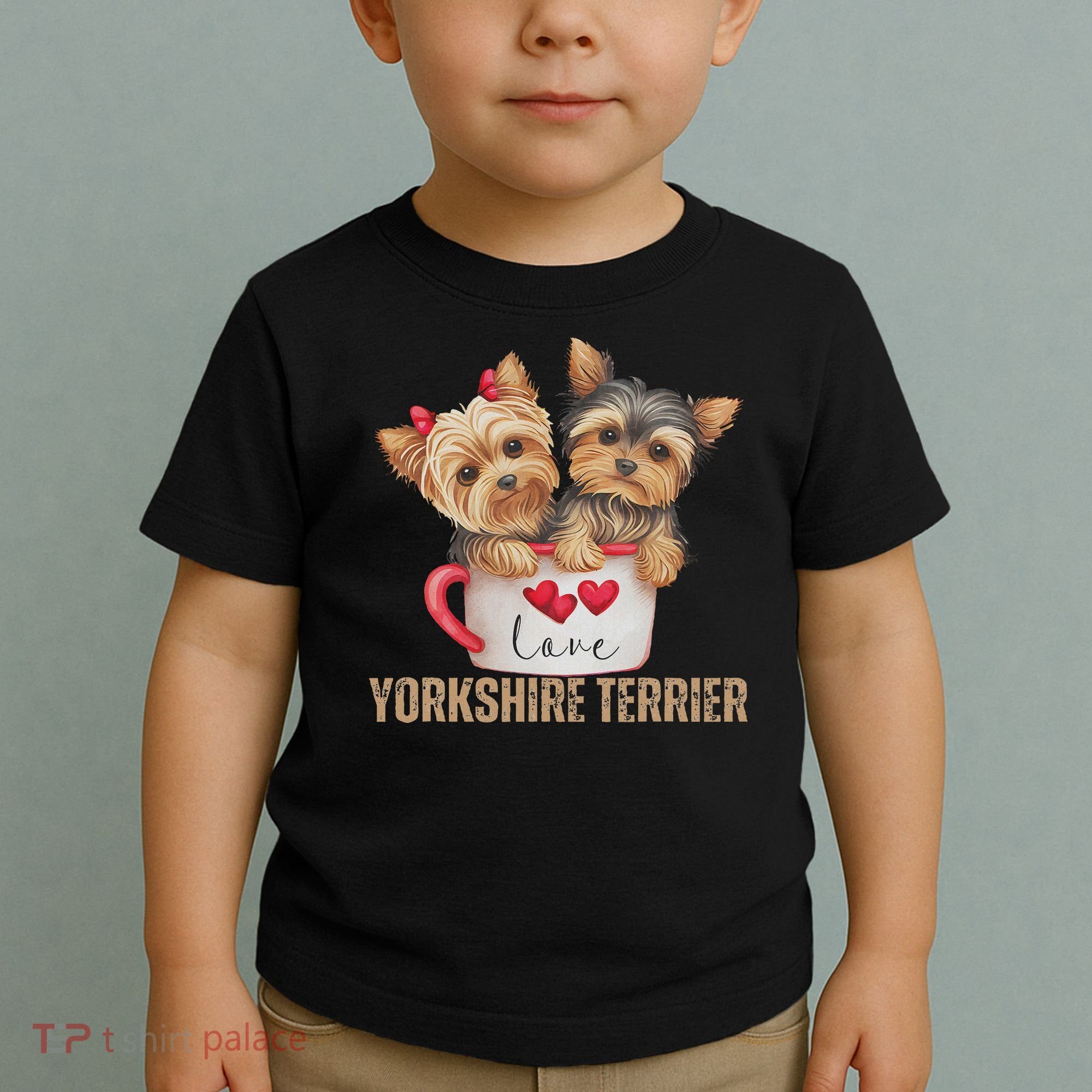 Yorkshire Terrier Dog Lover Gifts Yorkie Toddler T-Shirt