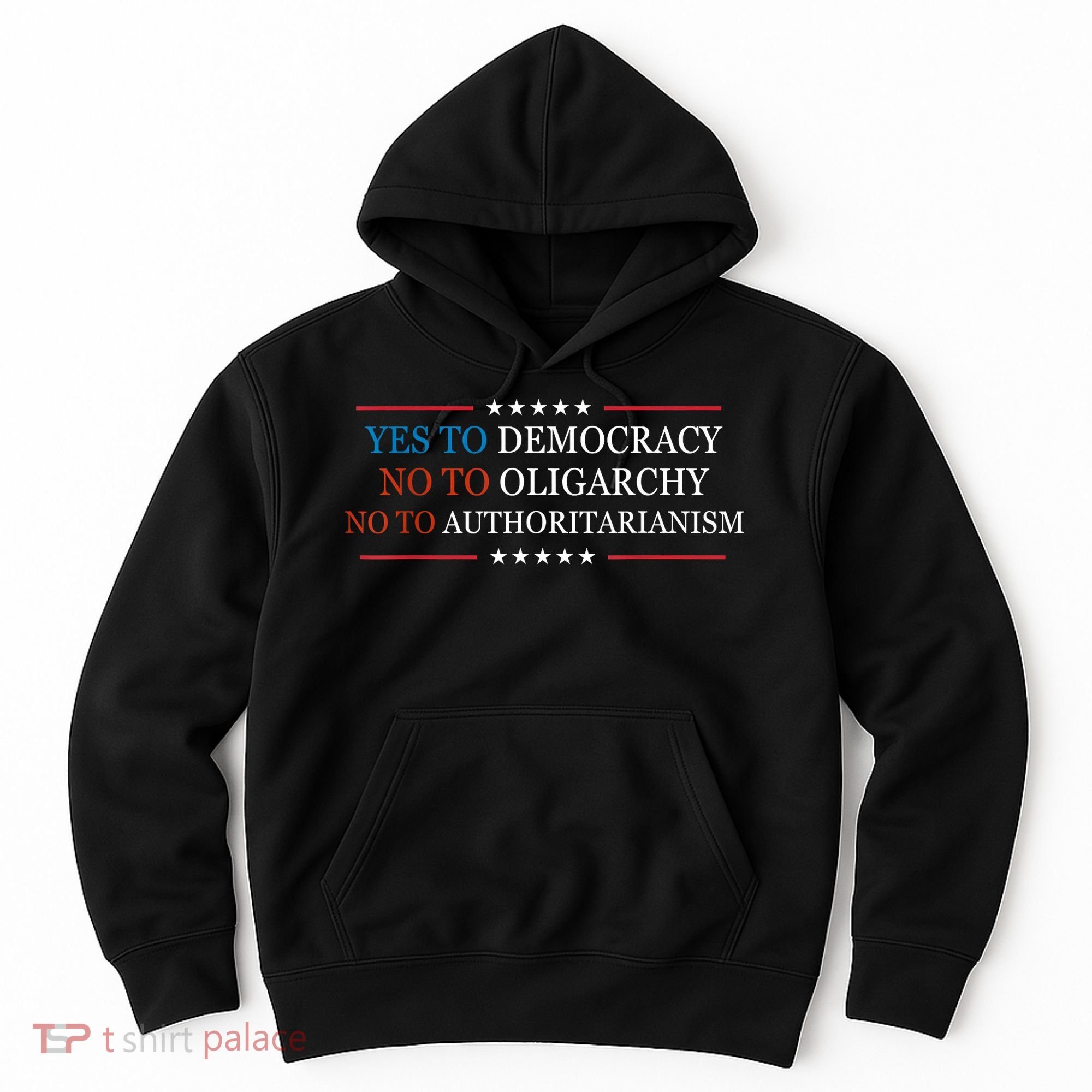 Yes To Democracy No To Oligarchy Bernie Sanders Quote Hoodie