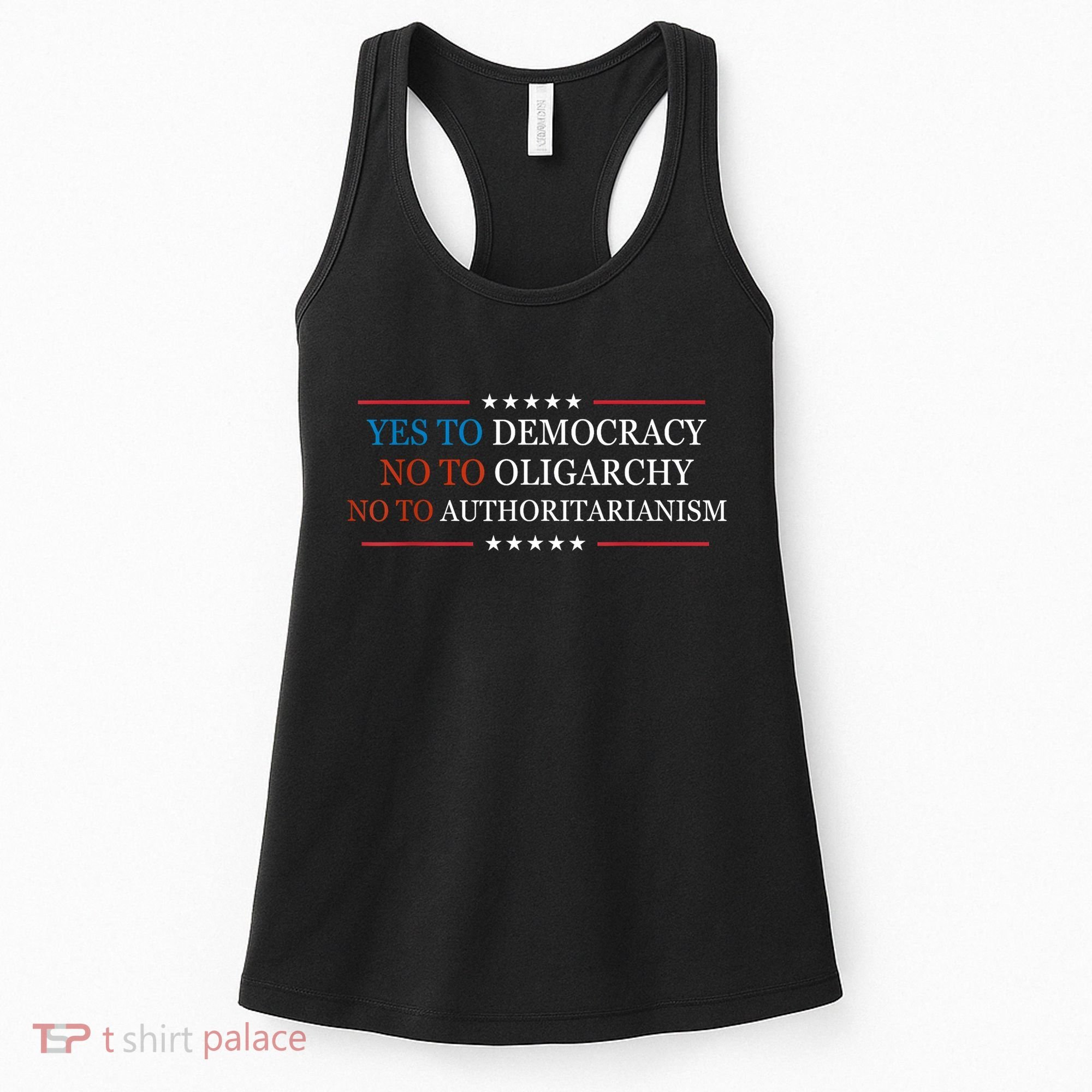 Yes To Democracy No To Oligarchy Bernie Sanders Quote Women's Tank Top