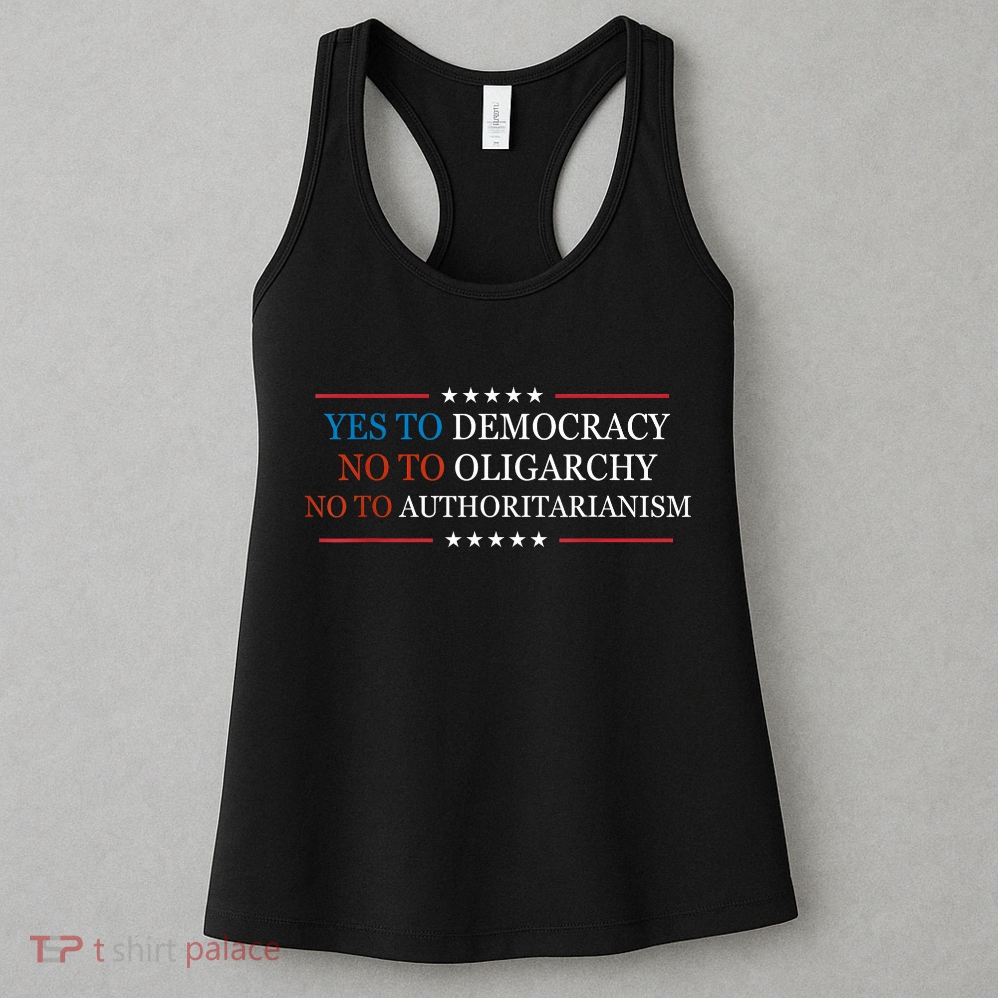 Yes To Democracy No To Oligarchy Bernie Sanders Quote Women's Tank Top