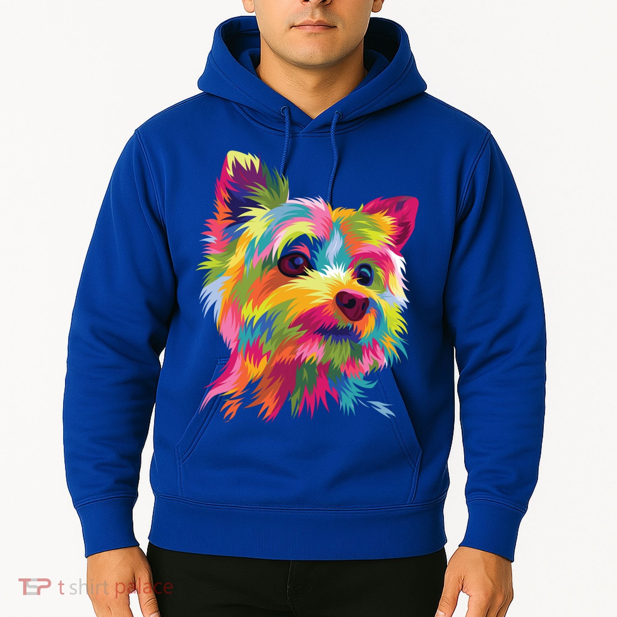 Yorkshire Terrier Funny Yorkie Pop Art Popart Dog Gift Hoodie