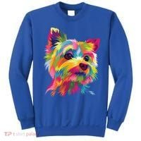 Yorkshire Terrier Funny Yorkie Pop Art Popart Dog Gift Sweatshirt thumb 0