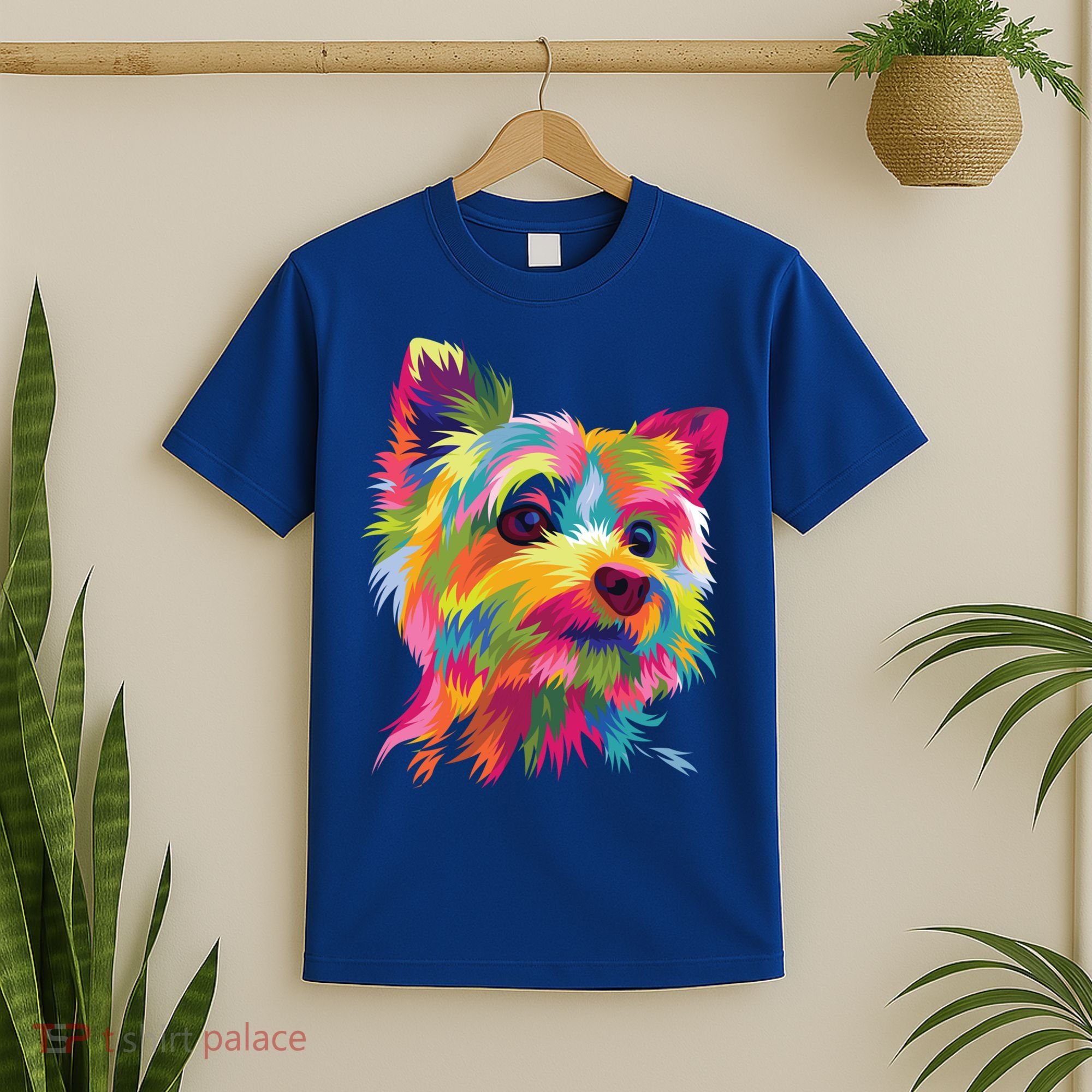 Yorkshire Terrier Funny Yorkie Pop Art Popart Dog Gift T-Shirt