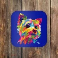 Yorkshire Terrier Funny Yorkie Pop Art Popart Dog Gift Coaster thumb 0