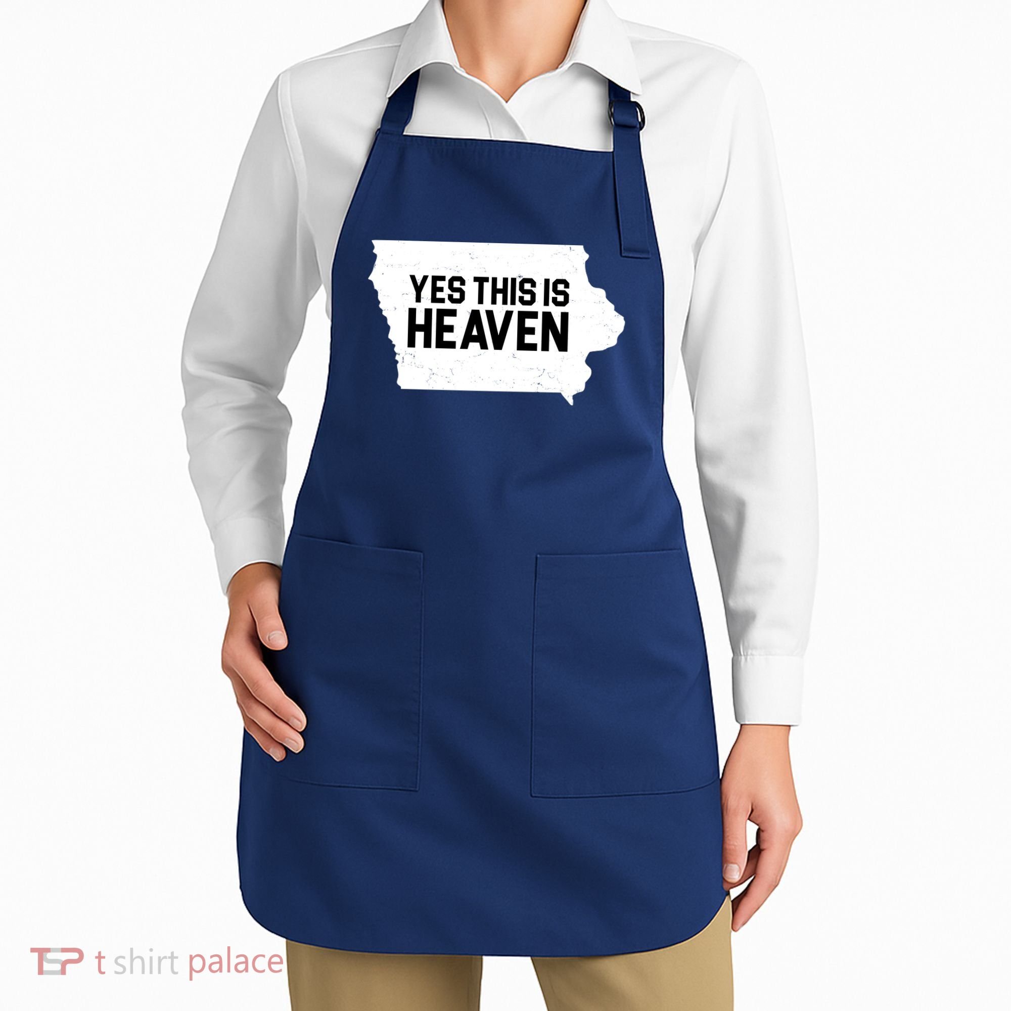 Yes This Is Heaven Iowa State Apron