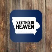 Yes This Is Heaven Iowa State Coaster thumb 0