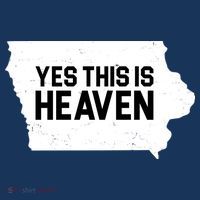 Yes This Is Heaven Iowa State Coaster thumb 2