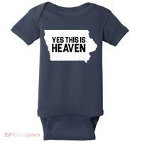 Yes This Is Heaven Iowa State Baby Bodysuit thumb 0