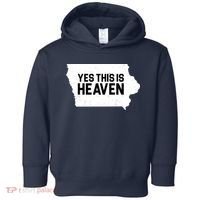 Yes This Is Heaven Iowa State Toddler Hoodie thumb 0