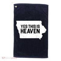 Yes This Is Heaven Iowa State Golf Towel thumb 0