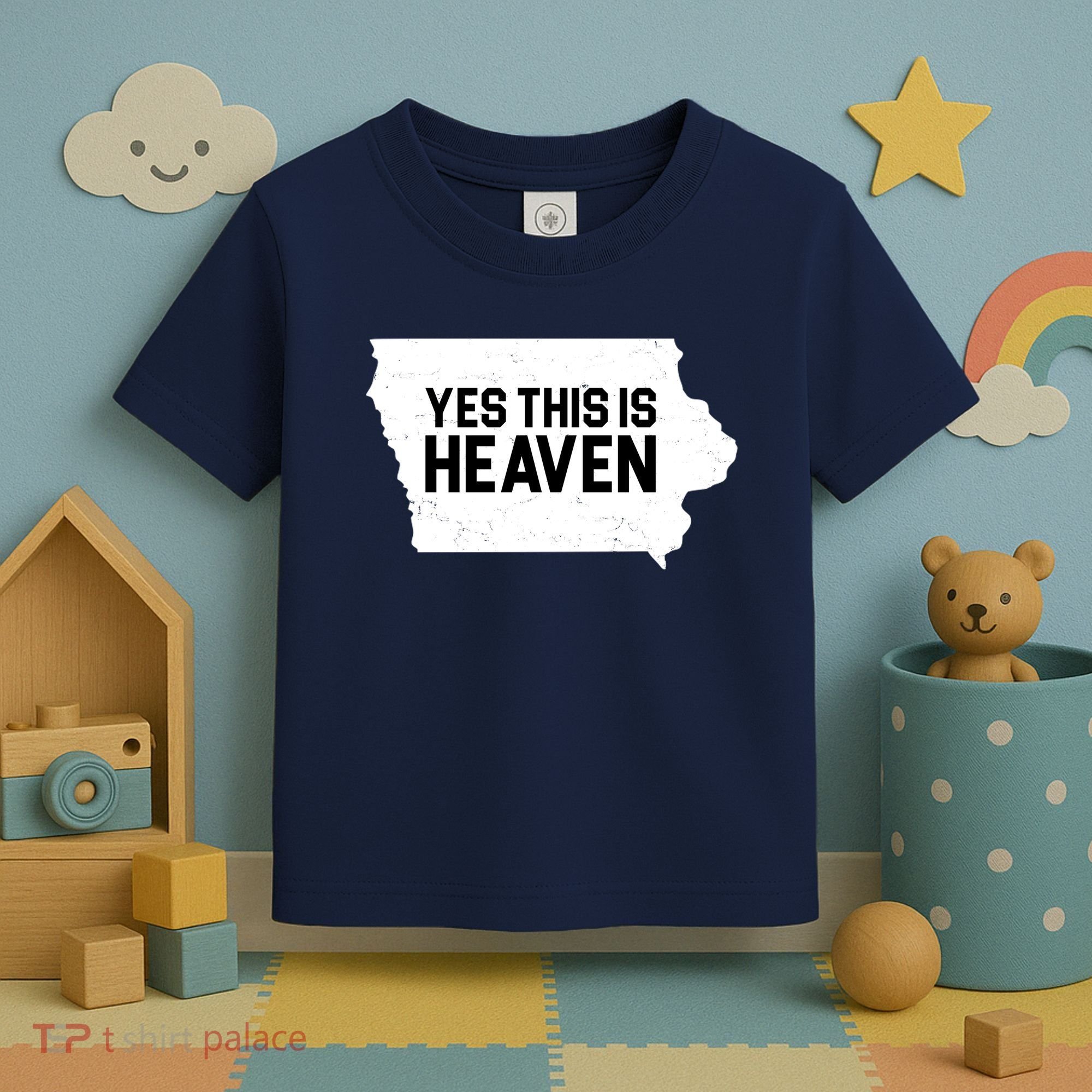 Yes This Is Heaven Iowa State Toddler T-Shirt