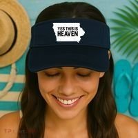 Yes This Is Heaven Iowa State Visor thumb 2