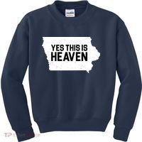 Yes This Is Heaven Iowa State Kids Sweatshirt thumb 0