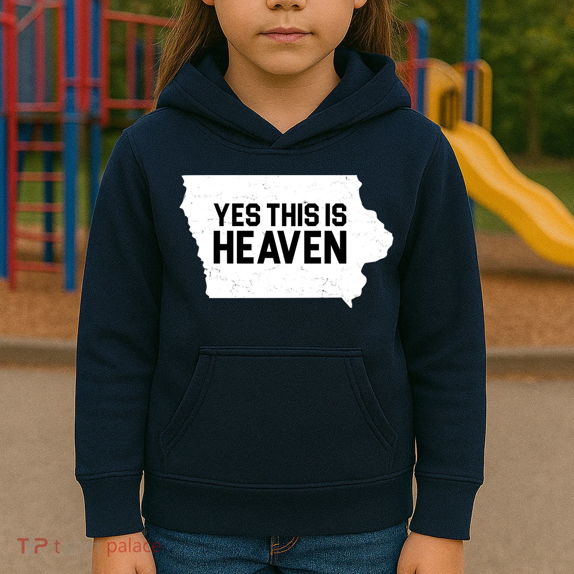 Yes This Is Heaven Iowa State Kids Hoodie
