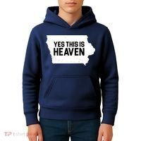 Yes This Is Heaven Iowa State Kids Hoodie thumb 4