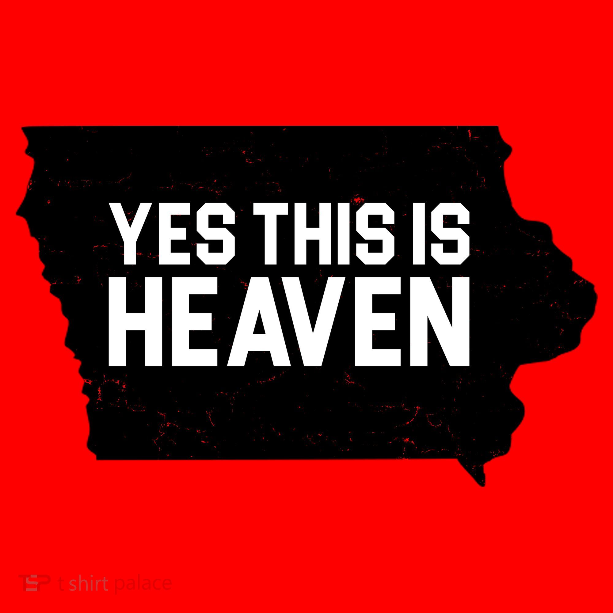 Yes This Is Heaven Iowa State Santa Hat