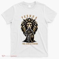 Yeshua The King Is Coming Jesus Christ Christian Verse Bible T-Shirt thumb 0