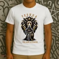 Yeshua The King Is Coming Jesus Christ Christian Verse Bible T-Shirt thumb 3