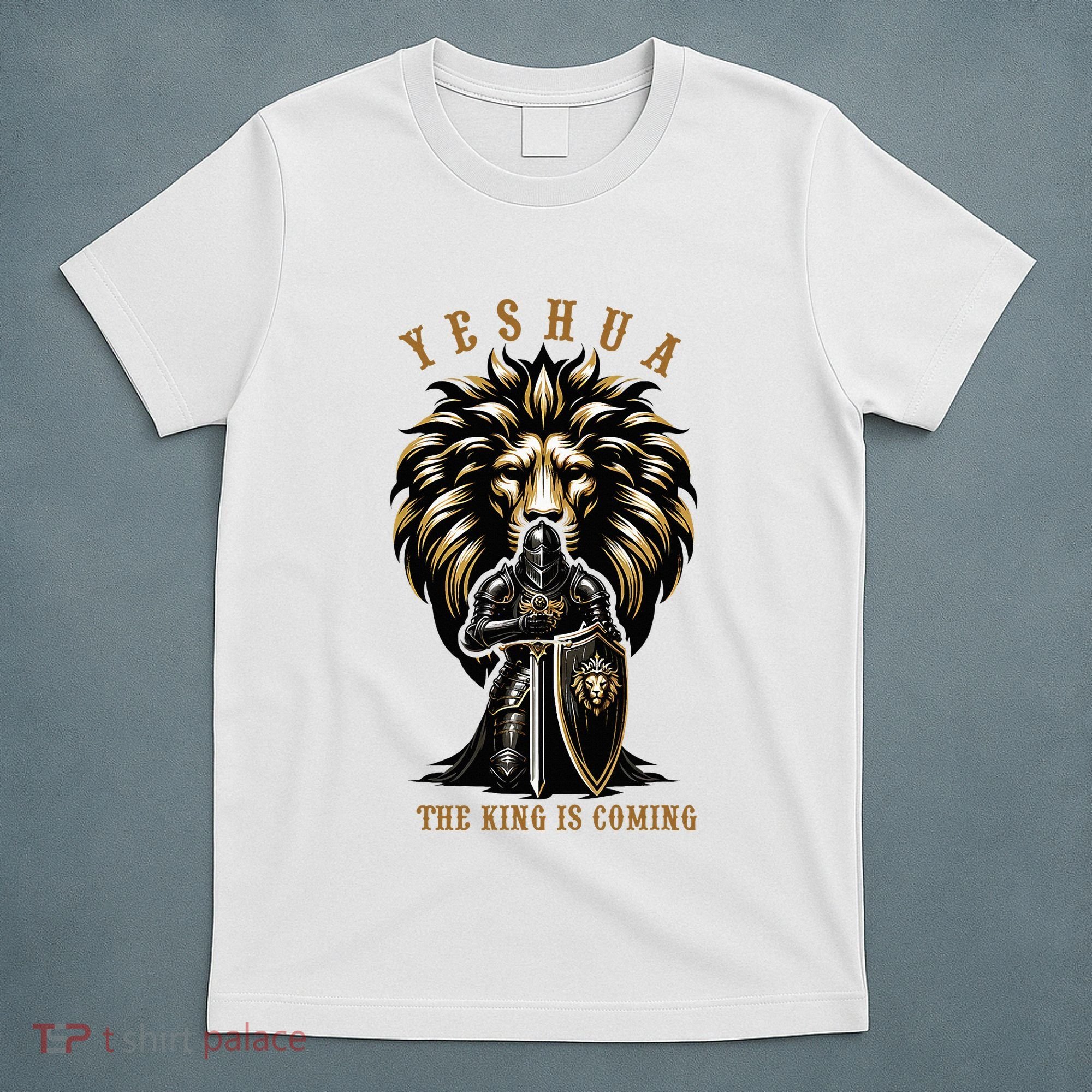 Yeshua The King Is Coming Jesus Christ Christian Verse Bible T-Shirt