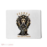 Yeshua The King Is Coming Jesus Christ Christian Verse Bible Mousepad thumb 0