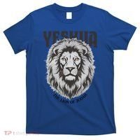 Yeshua The Lion Of Judah Jesus Faith Christian Gift T-Shirt thumb 0