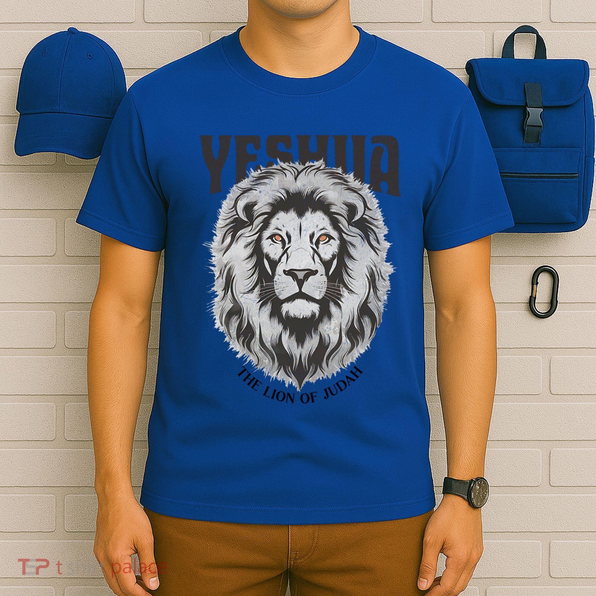 Yeshua The Lion Of Judah Jesus Faith Christian Gift T-Shirt