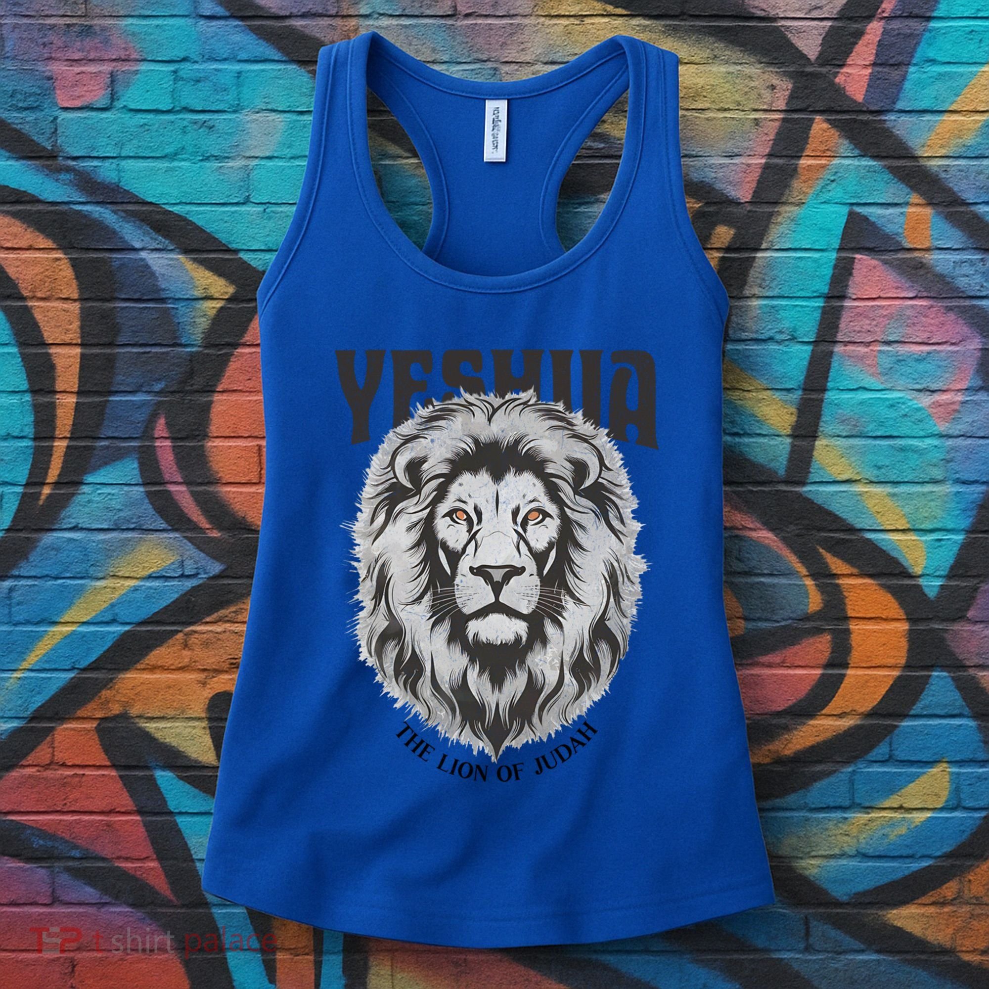 Yeshua The Lion Of Judah Jesus Faith Christian Gift Women's Tank Top