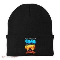 YouRe Telling Me A Crab Ran With These Goons Beanie thumb 0