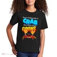 YouRe Telling Me A Crab Ran With These Goons Kids T-Shirt thumb 2