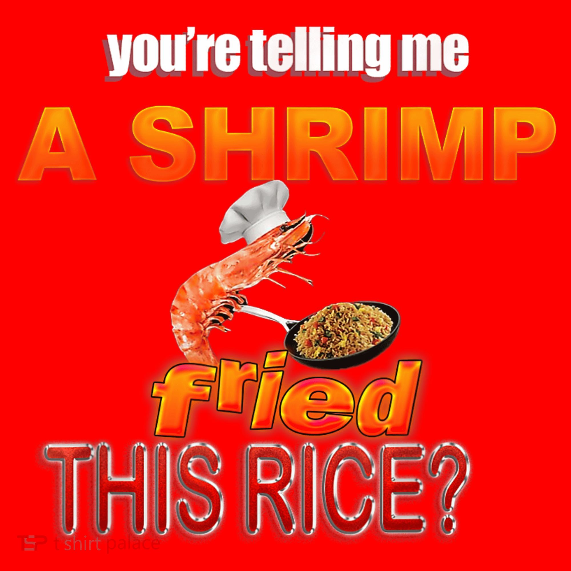 You’Re Telling Me A Shrimp Fried This Rice? Funny Dank Meme Santa Hat