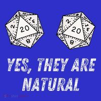 Yes TheyRe Natural D20 20 Dice Funny Rpg Board Gamer Humor Visor thumb 3