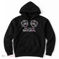 Yes, They're Natural 20 D20 Dice Funny Rpg Gamer Hoodie thumb 0
