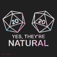 Yes, They're Natural 20 D20 Dice Funny Rpg Gamer Beanie thumb 2