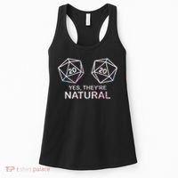 Yes, They're Natural 20 D20 Dice Funny Rpg Gamer Women's Tank Top thumb 0