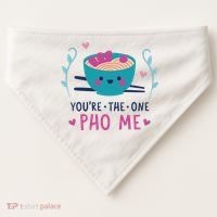 You're The One Pho Me USA-Made Doggie Bandana thumb 0