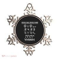 Yhwh Tetragrammaton Paleo Hebrew Yahweh Lord Ornament thumb 0