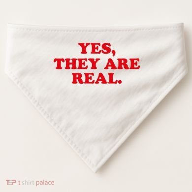 Yes They're Real Funny Saying USA-Made Doggie Bandana