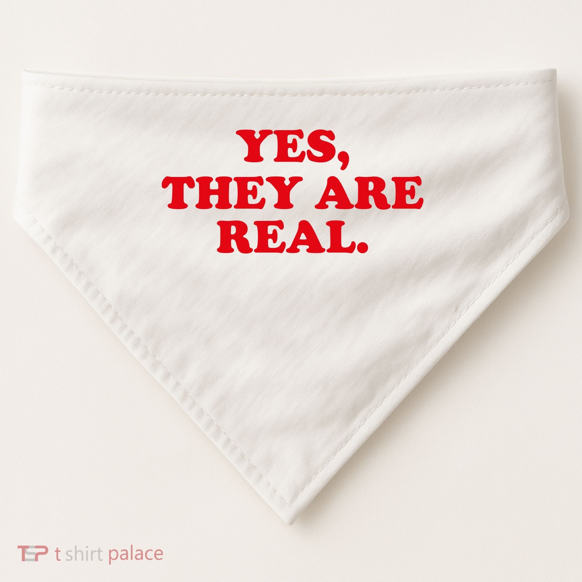 Yes They're Real Funny Saying USA-Made Doggie Bandana