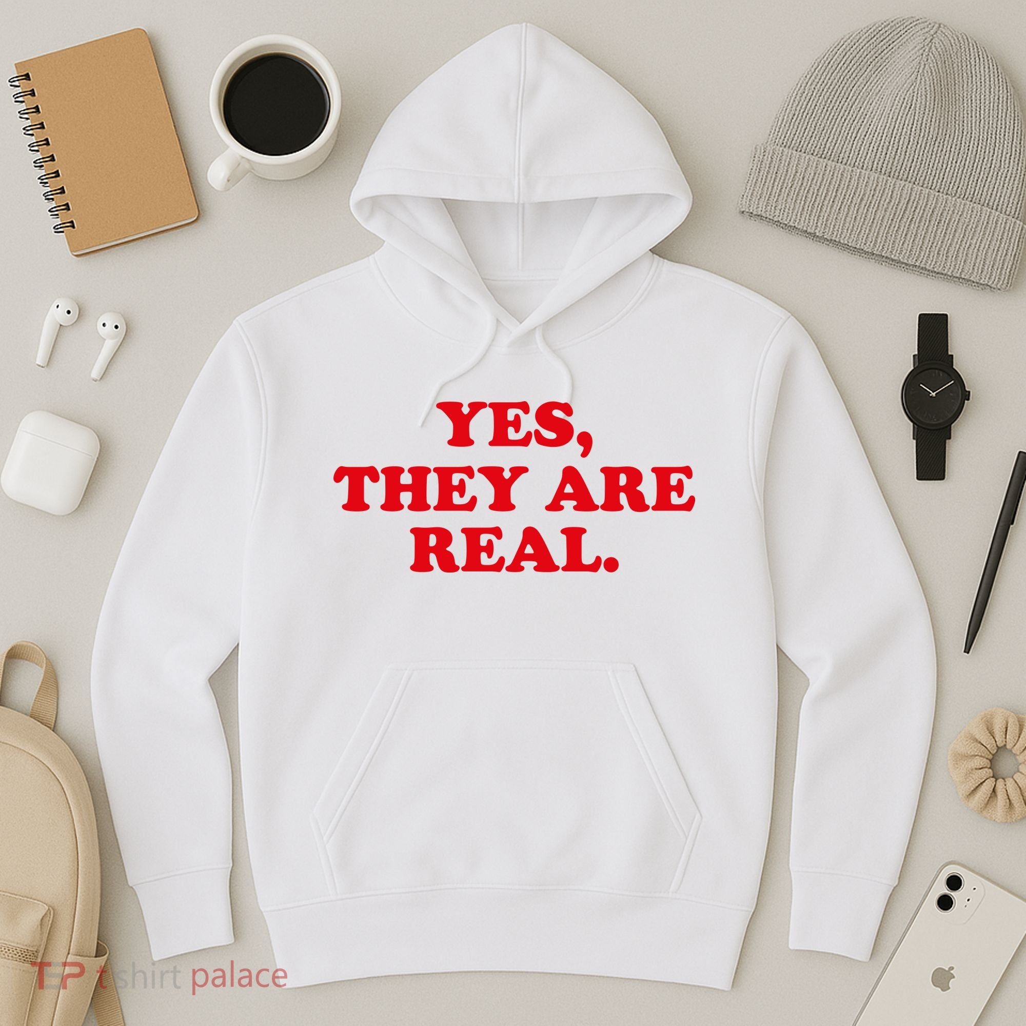 Yes They're Real Funny Saying Hoodie