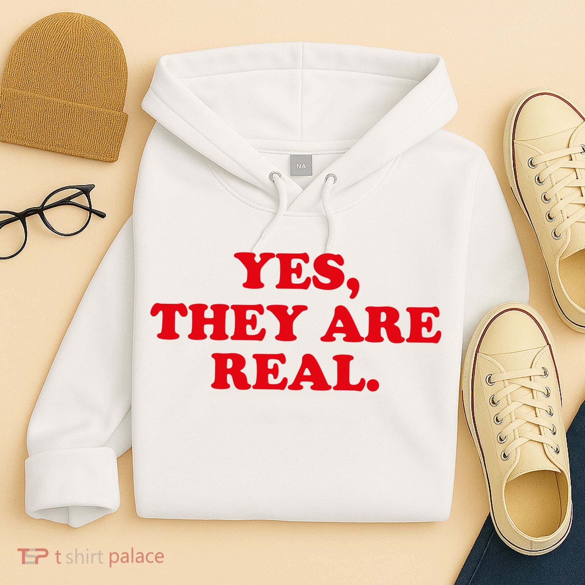 Yes They're Real Funny Saying Hoodie