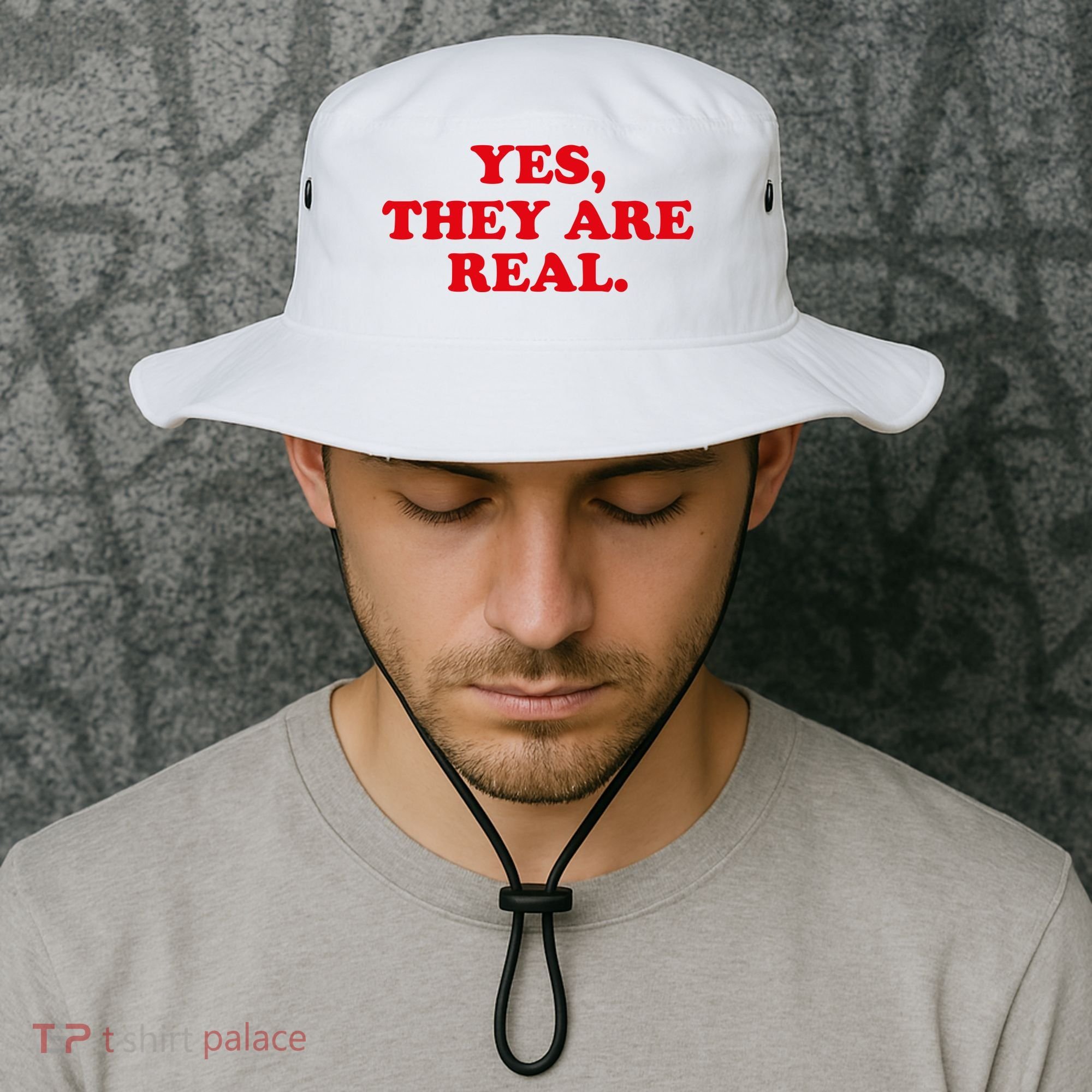 Yes They're Real Funny Saying Bucket Hat