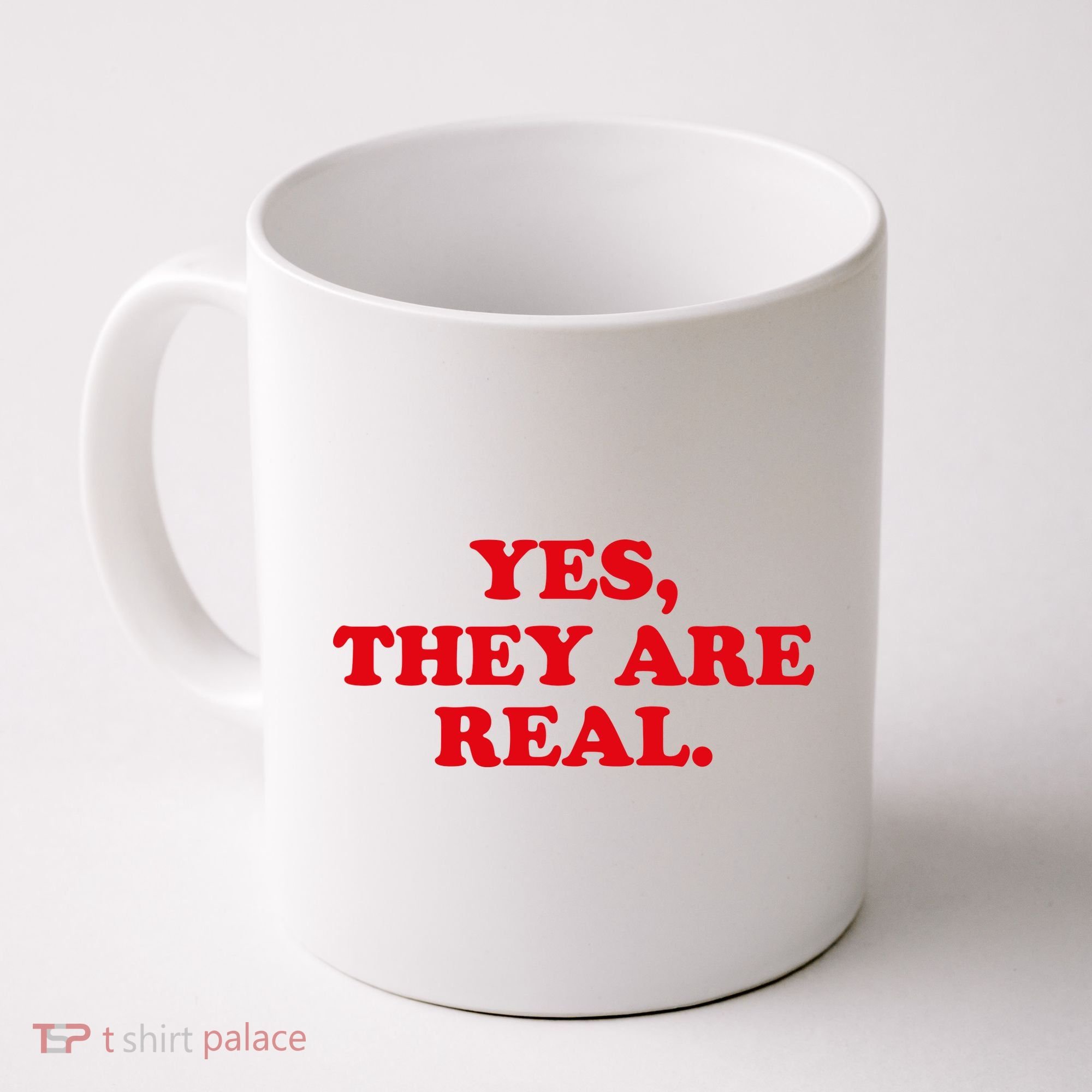 Yes They're Real Funny Saying Coffee Mug